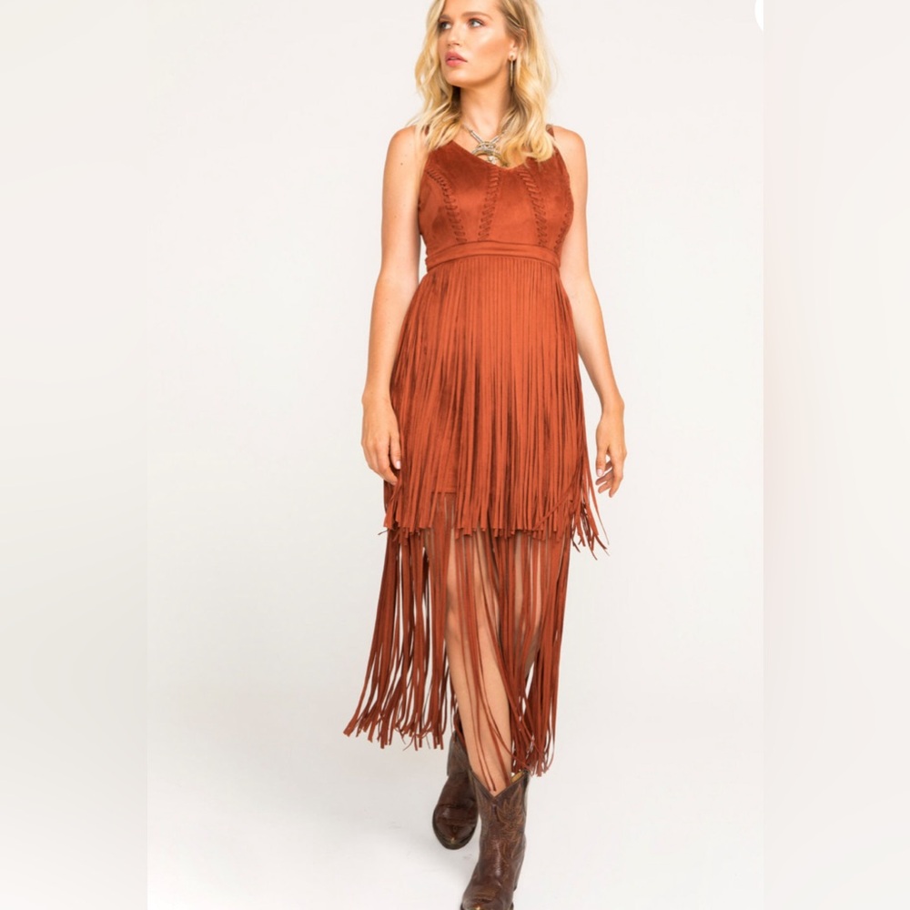 Idyllwind Fueled By Miranda Lambert Fringe Dress “Wild Nights” NWT XSmall